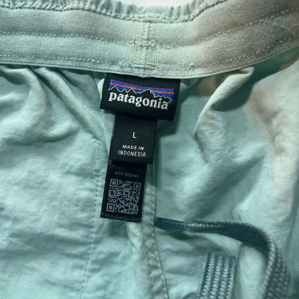 Patagonia Men's Baggies Longs 7" Shorts Size Large Light Green - Picture 3 of 8